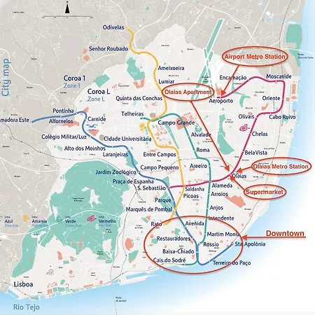1-minute Walk To The Metro And 2 To The Supermarket Apartamento Lisboa